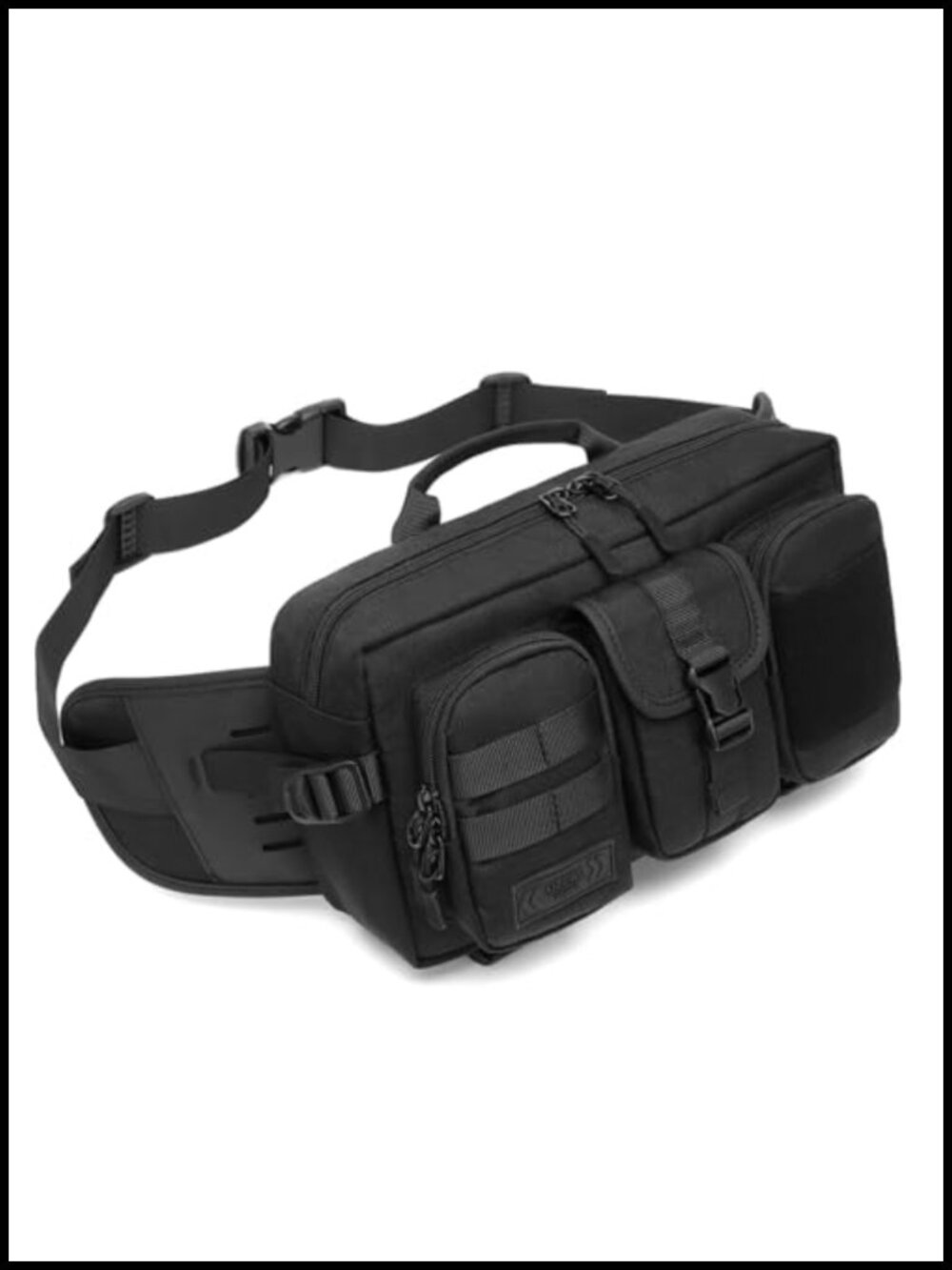 Tactical Waist Bag Fanny Pack Large Capacity Nylon Water Resistant Hiking